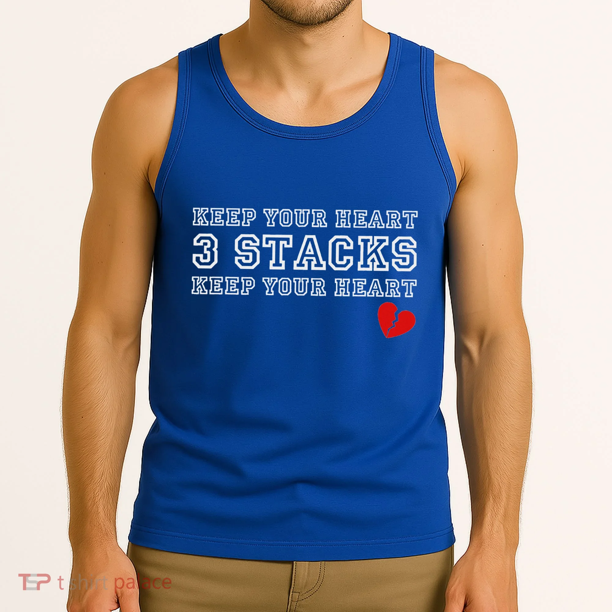 Heartbreak Keep Your Heart Three Stacks Tank Top