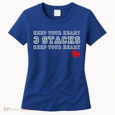 Heartbreak Keep Your Heart Three Stacks Women's T-Shirt