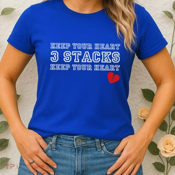 Heartbreak Keep Your Heart Three Stacks Women's T-Shirt