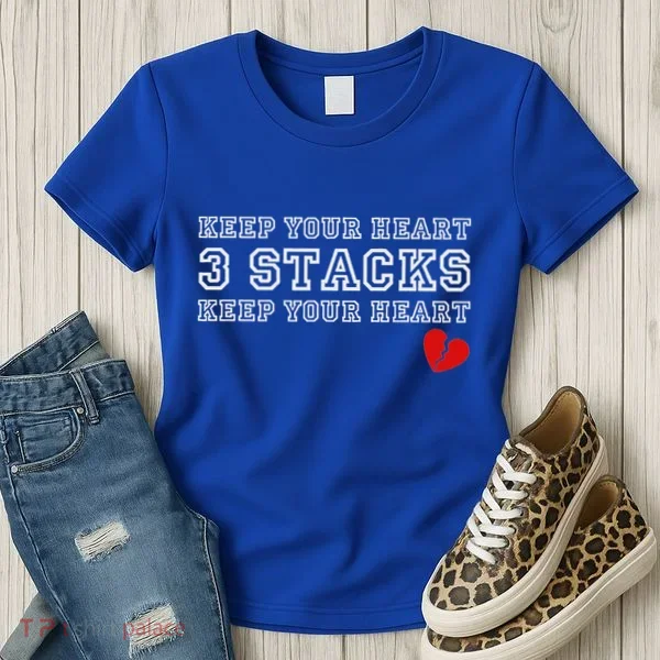 Heartbreak Keep Your Heart Three Stacks Women's T-Shirt