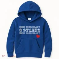 Heartbreak Keep Your Heart Three Stacks Kids Hoodie thumb 0