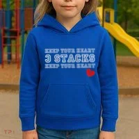 Heartbreak Keep Your Heart Three Stacks Kids Hoodie thumb 3