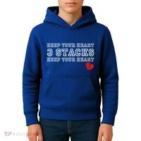 Heartbreak Keep Your Heart Three Stacks Kids Hoodie thumb 4