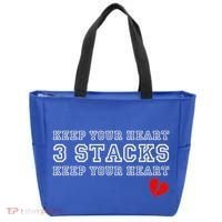 Heartbreak Keep Your Heart Three Stacks Tote Bag thumb 0