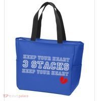 Heartbreak Keep Your Heart Three Stacks Tote Bag thumb 3