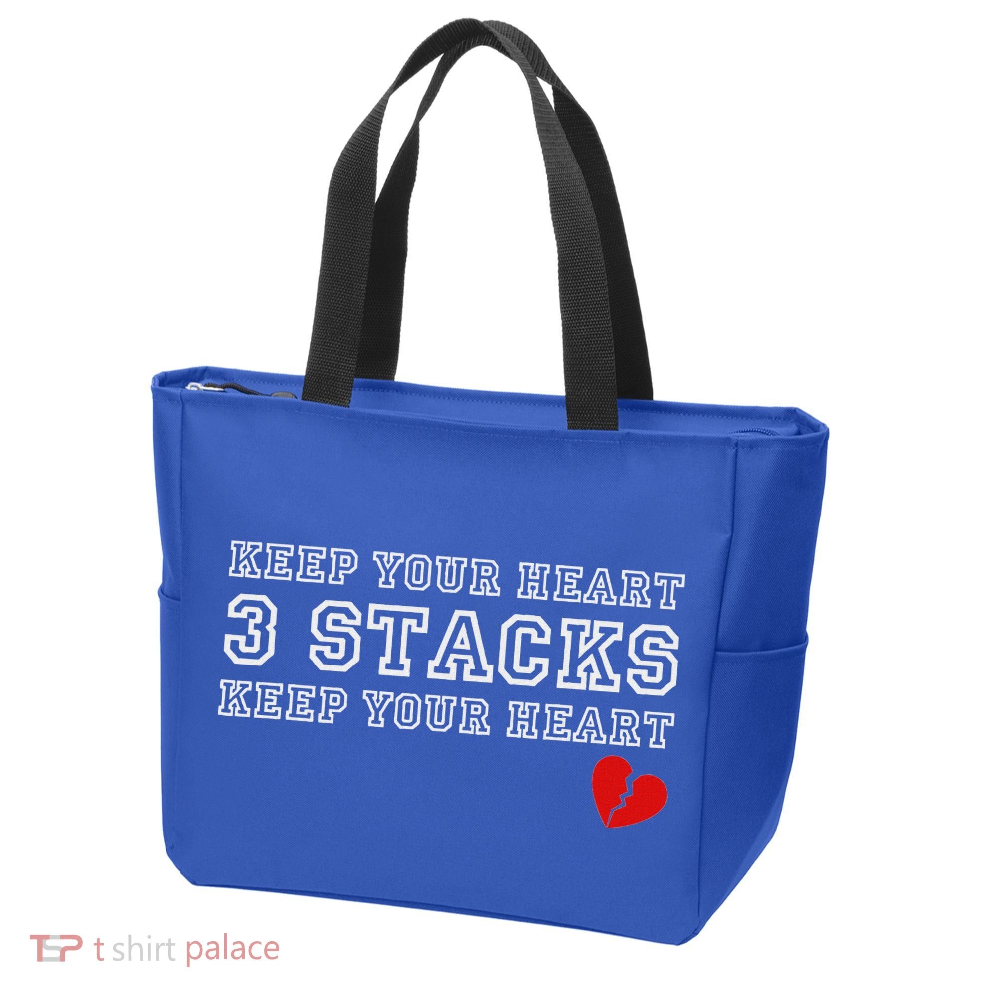 Heartbreak Keep Your Heart Three Stacks Tote Bag