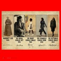 Harriet Led 1849 So Rosa Could Sit 1955 So Ru Santa Hat thumb 1