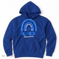 Hair Loss Areata Blue Lopecia Awareness Gift Hoodie thumb 0