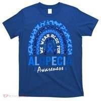 Hair Loss Areata Blue Lopecia Awareness Gift T-Shirt thumb 0