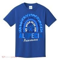 Hair Loss Areata Blue Lopecia Awareness Gift Kids T-Shirt thumb 0