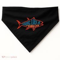 Hung Like A Tuna Can Funny Retro USA-Made Doggie Bandana thumb 0