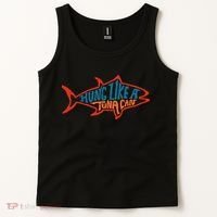 Hung Like A Tuna Can Funny Retro Tank Top thumb 2
