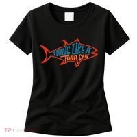 Hung Like A Tuna Can Funny Retro Women's T-Shirt thumb 0