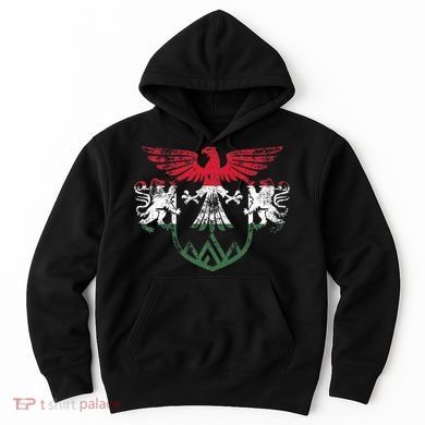 Hungary Lions And Eagle Symbol Hungarian Flag Hoodie