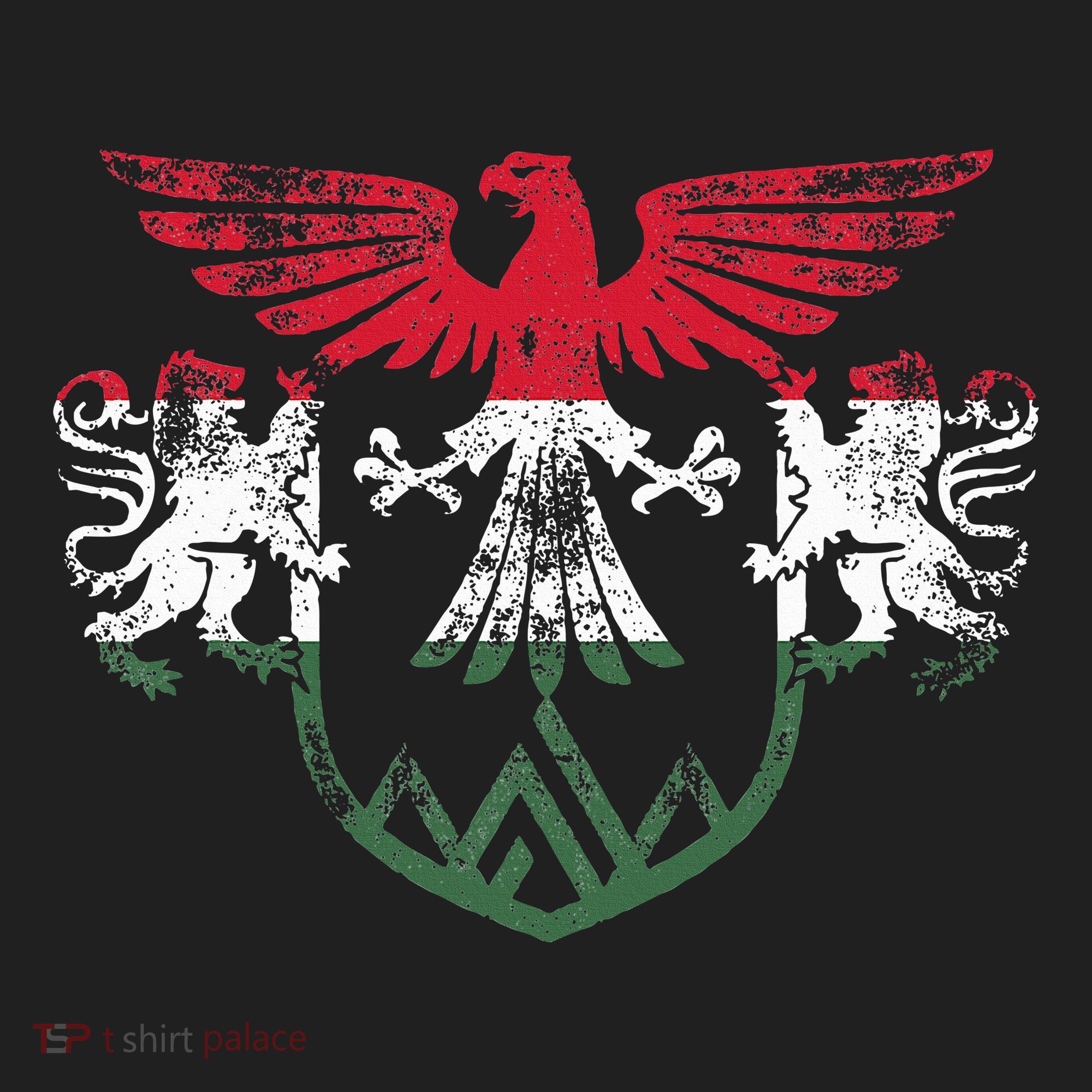 Hungary Lions And Eagle Symbol Hungarian Flag Tumbler