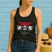 Hungary Lions And Eagle Symbol Hungarian Flag Women's Tank Top thumb 2