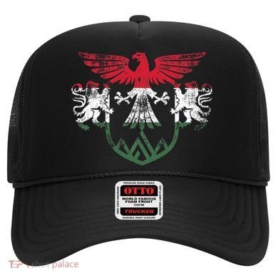 Hungary Lions And Eagle Symbol Hungarian Flag Hat