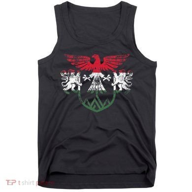 Hungary Lions And Eagle Symbol Hungarian Flag Tank Top