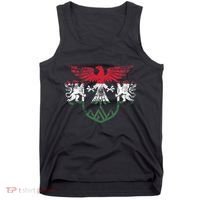 Hungary Lions And Eagle Symbol Hungarian Flag Tank Top thumb 0