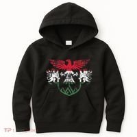 Hungary Lions And Eagle Symbol Hungarian Flag Kids Hoodie thumb 0