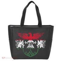 Hungary Lions And Eagle Symbol Hungarian Flag Tote Bag thumb 0