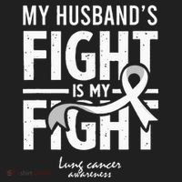 Husband Lung Cancer Awareness Survivor Support Son Daughter Beanie thumb 2