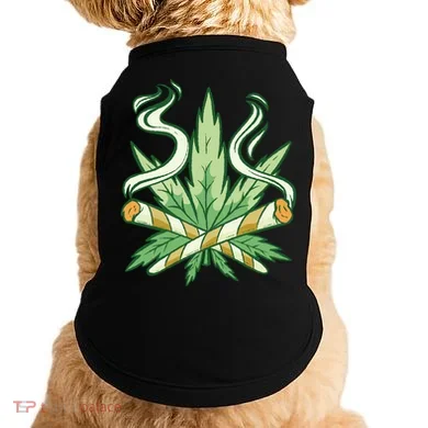 Hemp Leaf Cross Joint Doggie Tank