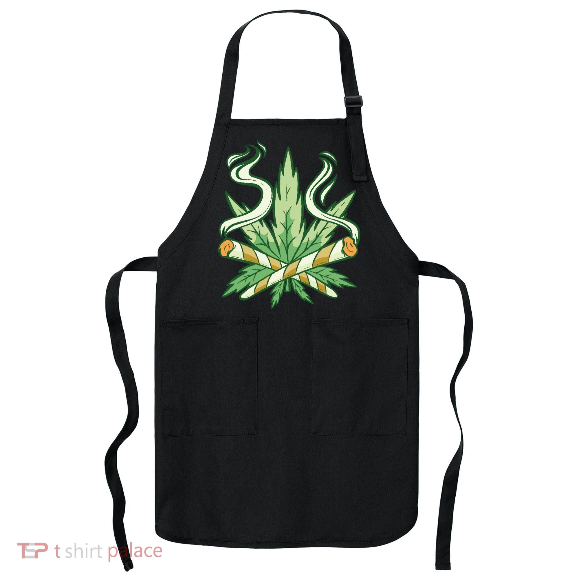 Hemp Leaf Cross Joint Apron