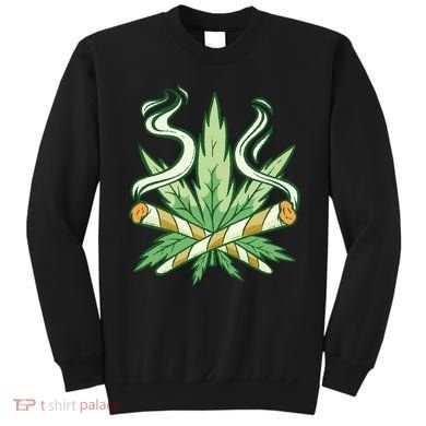 Hemp Leaf Cross Joint Sweatshirt