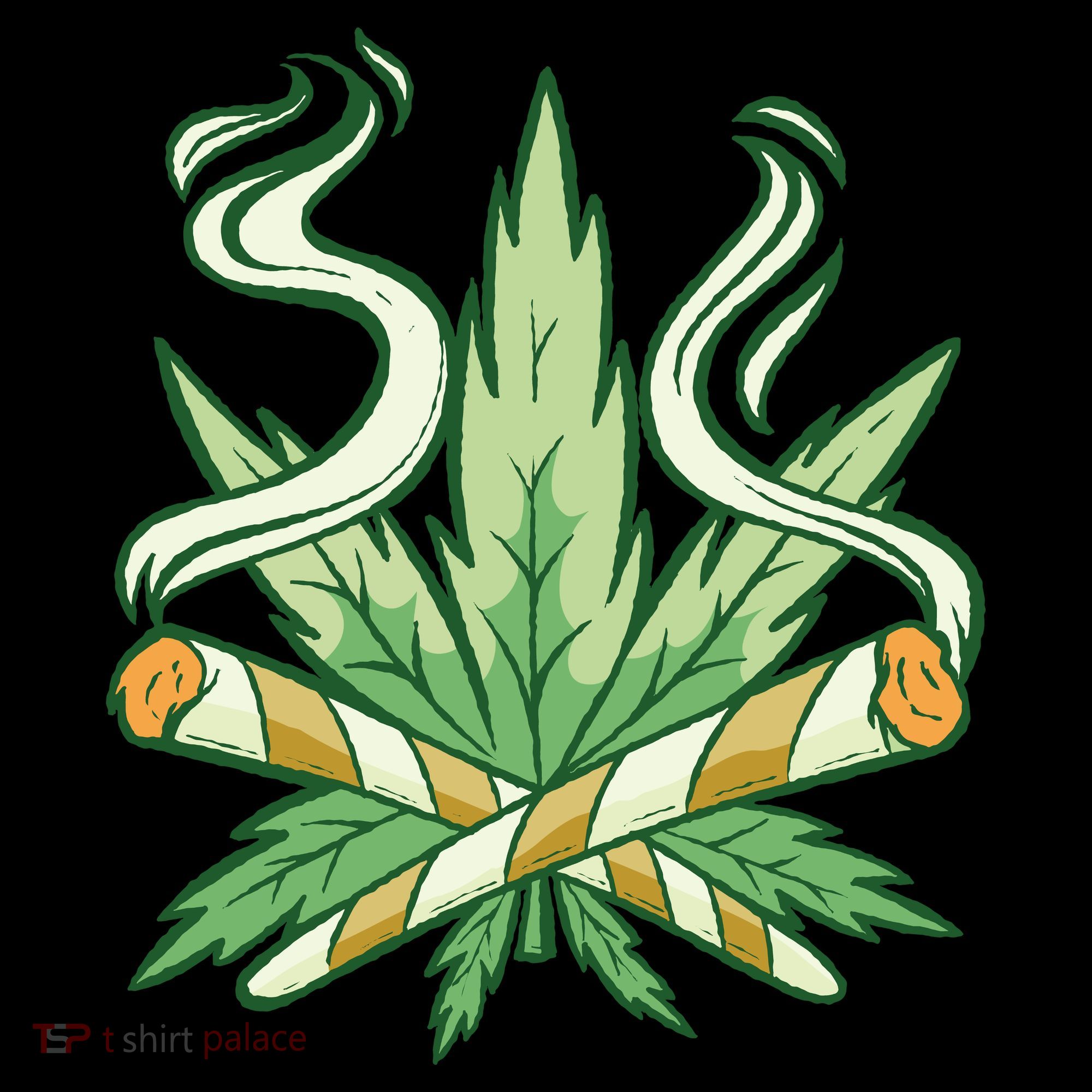 Hemp Leaf Cross Joint Coffee Mug