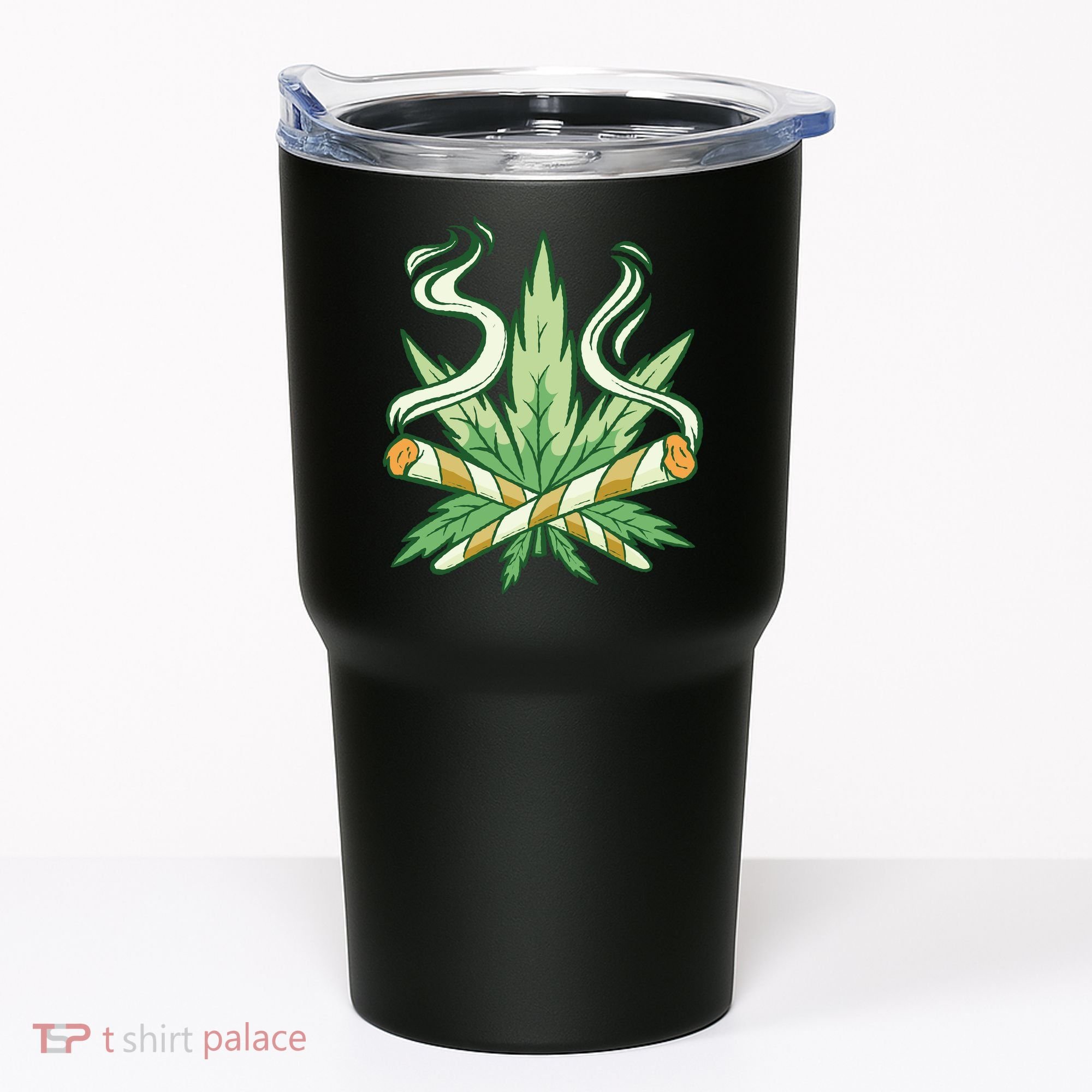 Hemp Leaf Cross Joint Tumbler