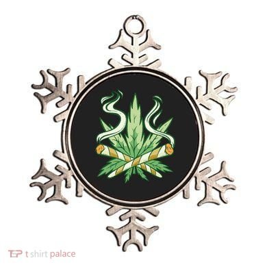 Hemp Leaf Cross Joint Ornament