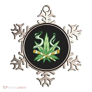 Hemp Leaf Cross Joint Ornament