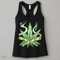 Hemp Leaf Cross Joint Women's Tank Top thumb 3