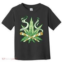 Hemp Leaf Cross Joint Toddler T-Shirt thumb 0