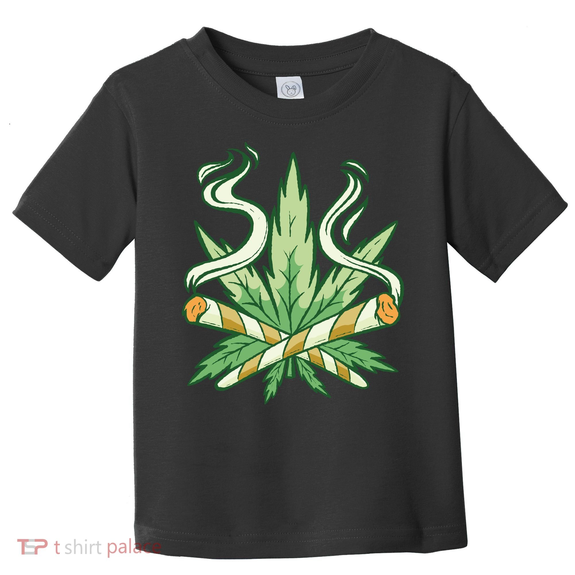 Hemp Leaf Cross Joint Toddler T-Shirt