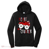 Heart Lover Crusher Truck Car Valentines Day Gift Women's Hoodie thumb 0