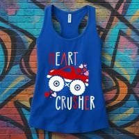 Heart Lover Crusher Truck Car Valentines Day Gift Women's Tank Top thumb 3