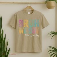 Happy Last Day Of School Bruh We Out Teachers Retro Vintage T-Shirt thumb 2