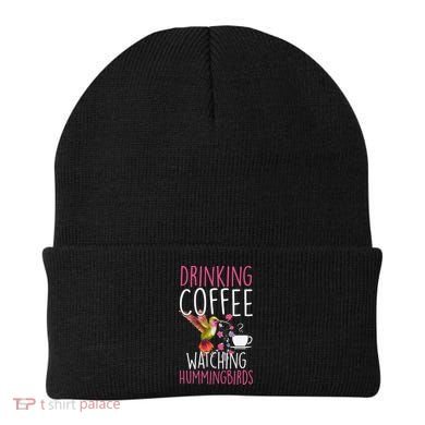 Hummingbird Love Drinking Coffee Watching Hummingbirds Beanie