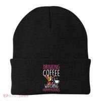 Hummingbird Love Drinking Coffee Watching Hummingbirds Beanie thumb 0