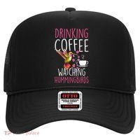 Hummingbird Love Drinking Coffee Watching Hummingbirds Hat thumb 0