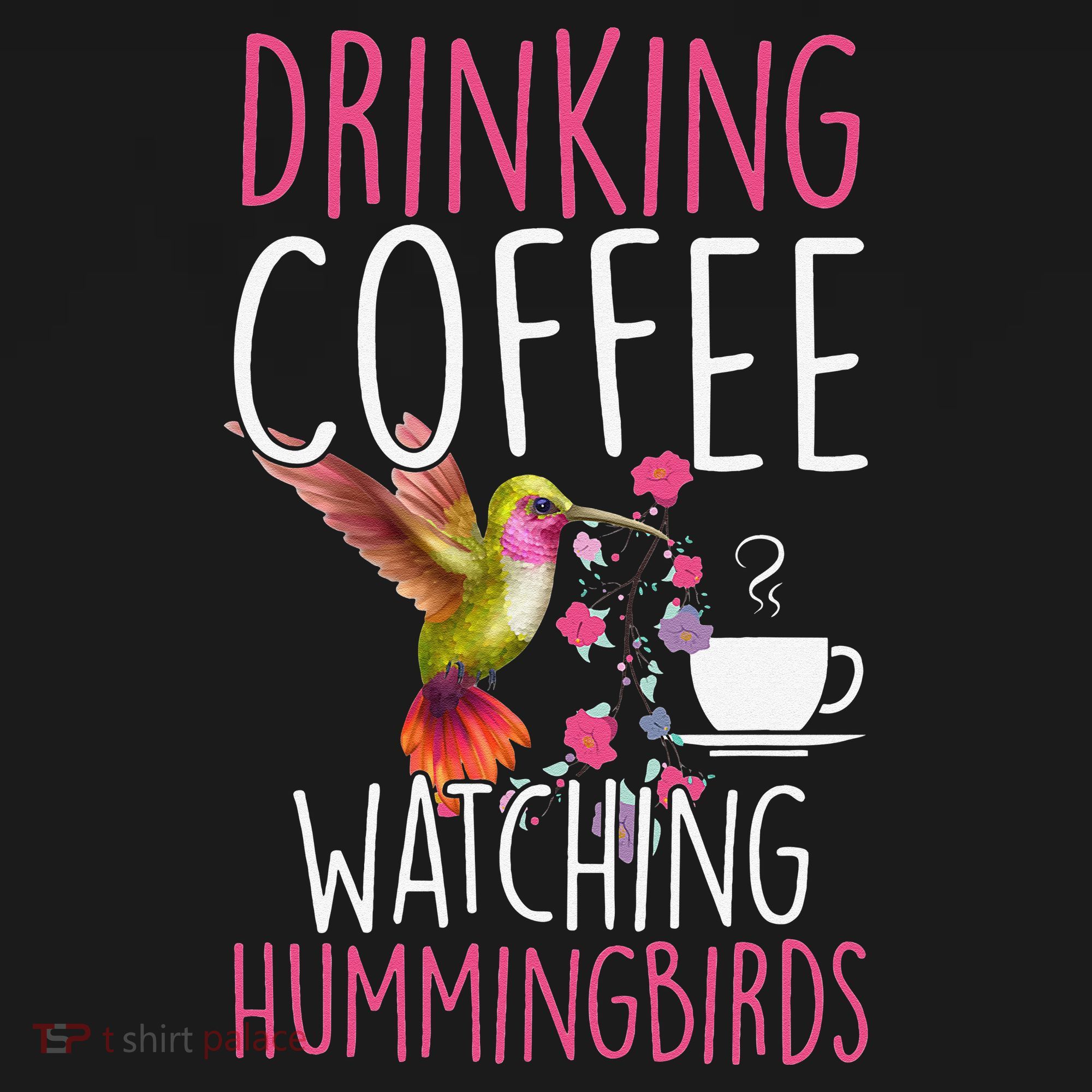 Hummingbird Love Drinking Coffee Watching Hummingbirds Visor