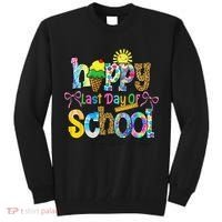 Happy Last Day Of School Substitute Teacher Life Summer Tall Sweatshirt thumb 0