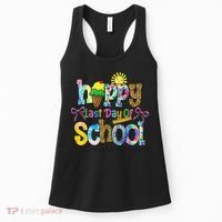 Happy Last Day Of School Substitute Teacher Life Summer Women's Tank Top thumb 0
