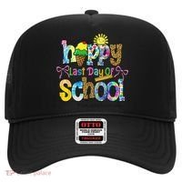 Happy Last Day Of School Substitute Teacher Life Summer Hat thumb 0