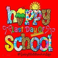 Happy Last Day Of School Substitute Teacher Life Summer Santa Hat thumb 1