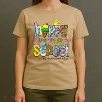 Happy Last Day Of School Substitute Teacher Life Summer T-Shirt thumb 4