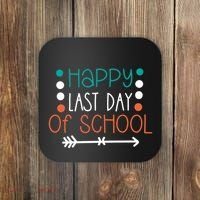 Happy Last Day Of School Graduation Gift Coaster thumb 0