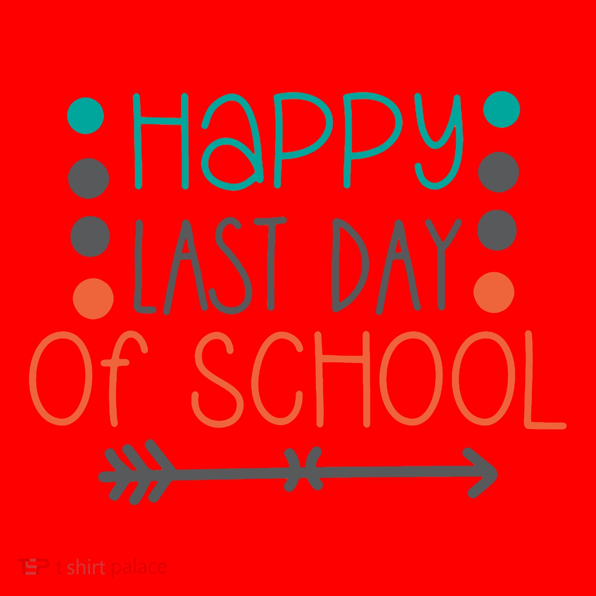 Happy Last Day Of School Graduation Gift Santa Hat